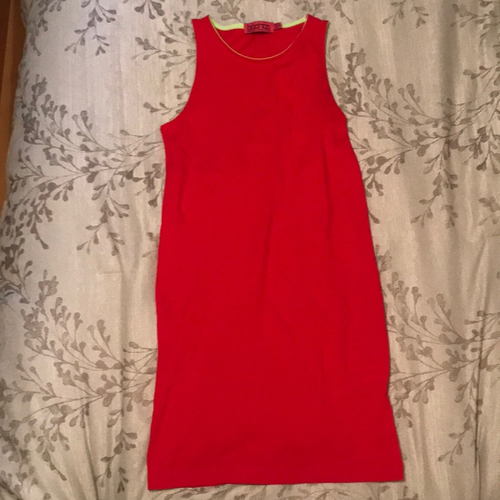 Boohoo Red Dress